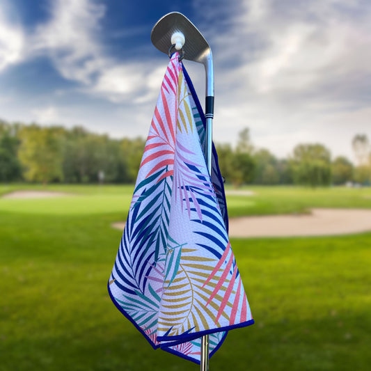 palm-design-golf-towel
